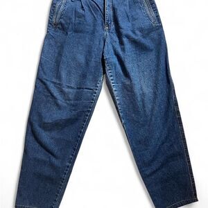 Vintage Liz-claiborne Women's Blue High Wasted Mom Jeans